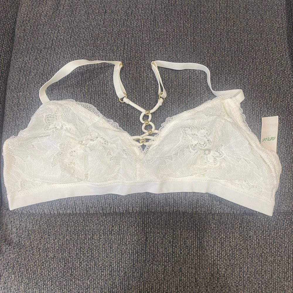 Aerie White Lace Bralette